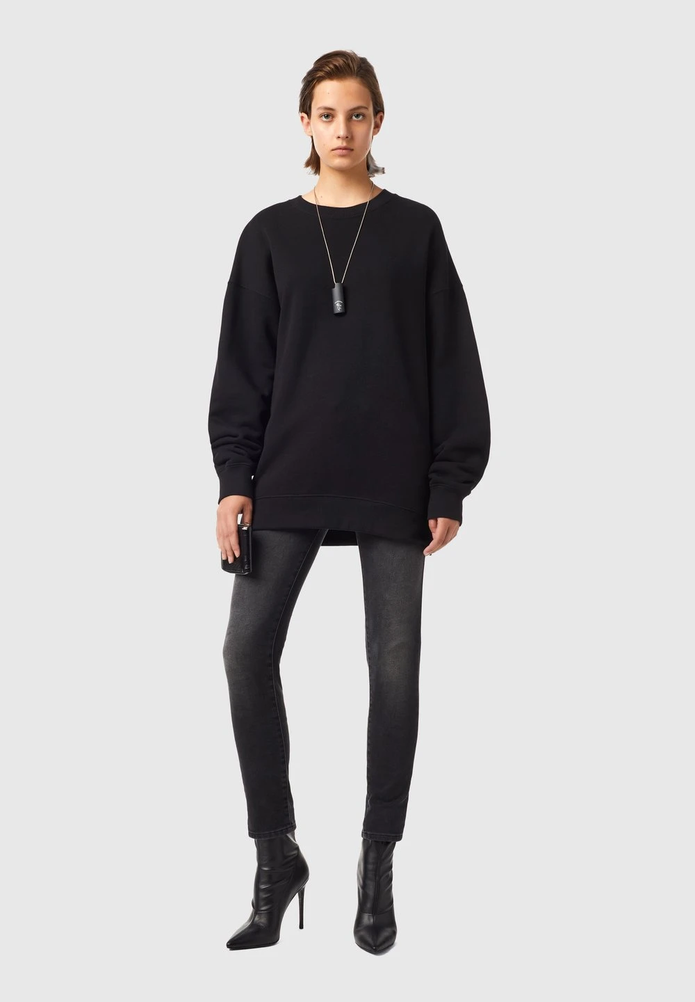 Diesel F-GULLY-B1 - Sweatshirt Pas Cher pulls et gilets col rond femme 2 Diesel F-GULLY-B1 - Sweatshirt Pas Cher pulls et gilets col rond femme – Image 2