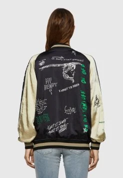 Qualité garantie 100% Diesel G-FRANK-HB - Blouson Bomber vestes col officier femme -Boutique France Diesel 006ebde22705452da4639a7bfbef7b2f