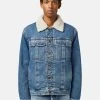 Diesel Prix Légers UNIKO - Veste en jean vestes col contrastant homme