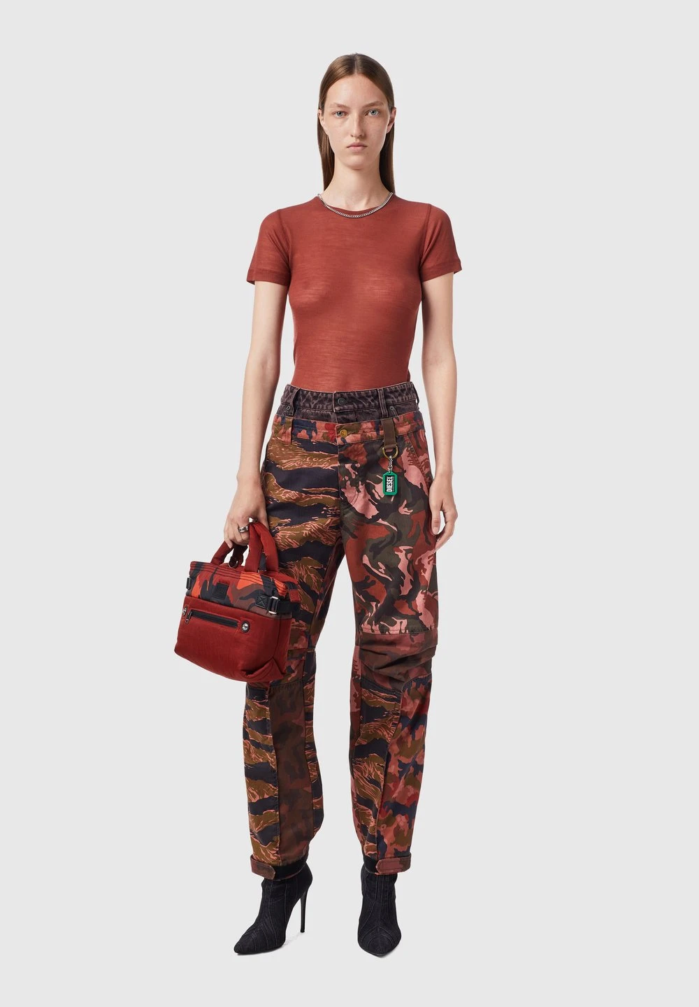 Diesel Rabais Pantalon classique pantalons haute femme 2 Diesel Rabais Pantalon classique pantalons haute femme – Image 2