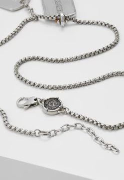Diesel Réduction DOUBLE DOGTAGS - Collier montres et bijoux couleur unie male -Boutique France Diesel 0304e75139754563ba8f97946460fb26