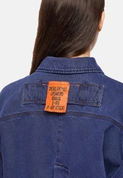 Qualité Garantie Diesel DE-JALYN - Veste en jean vestes col &agrave; revers femme -Boutique France Diesel 03e19a649be8483ebee54c93bc937f4a