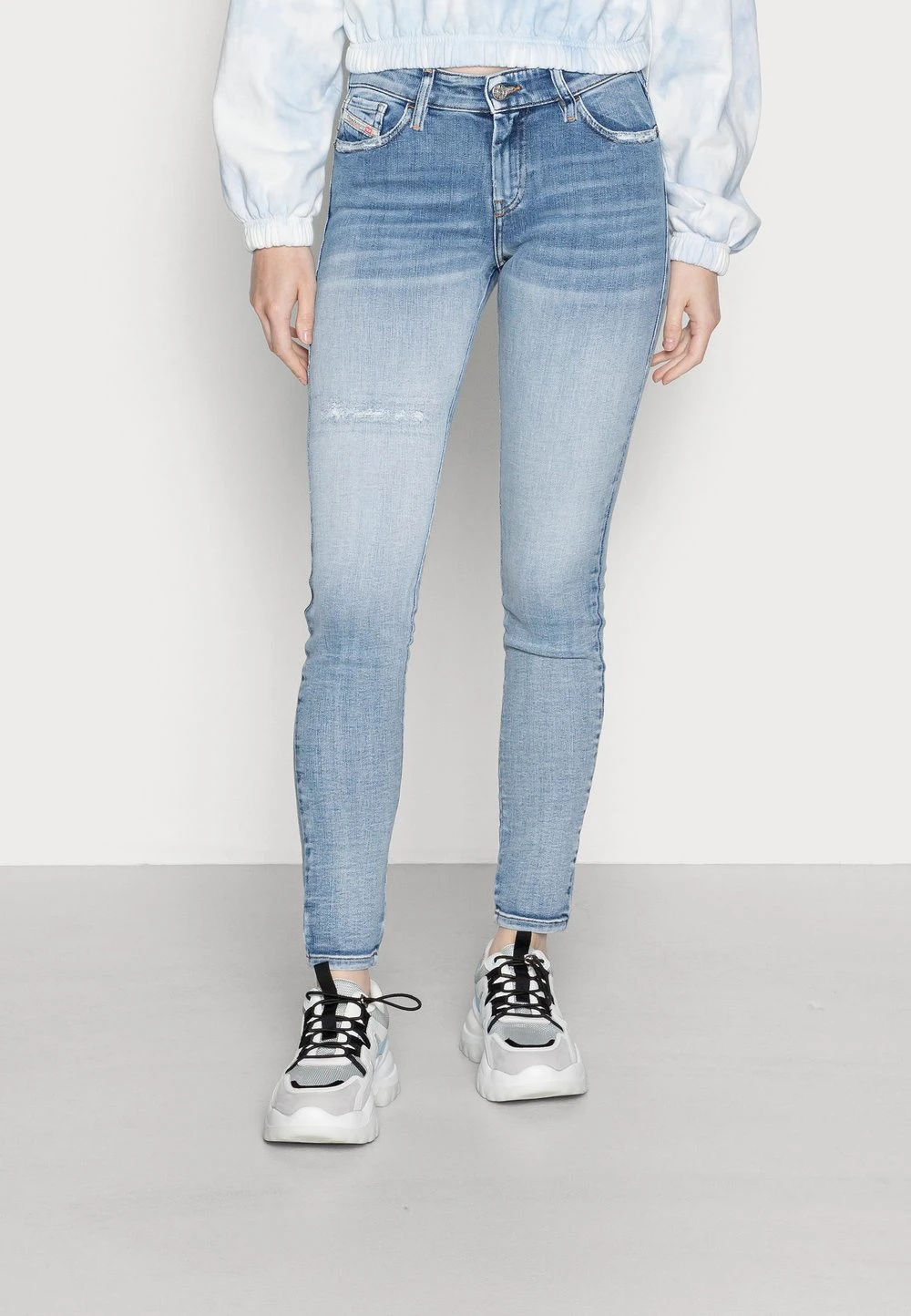 Diesel Prix Ourlé SLANDY - Jeans Skinny normale femme 1 Diesel Prix Ourlé SLANDY - Jeans Skinny normale femme
