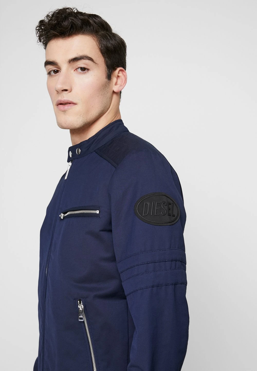 Diesel Bas Prix J-GLORY JACKET - Veste légère vestes col mao male 4 Diesel Bas Prix J-GLORY JACKET - Veste légère vestes col mao male – Image 4