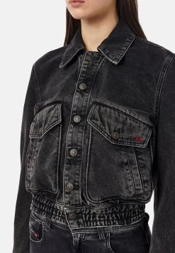 Prix Incroyables Diesel Veste en jean vestes & blazers col à revers femme -Boutique France Diesel 0772f5e3d62b43ae8acb94ed30d4952c
