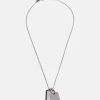 Diesel DOUBLE DOGTAGS - Collier Prix Sacrifiés montres et bijoux mousqueton male