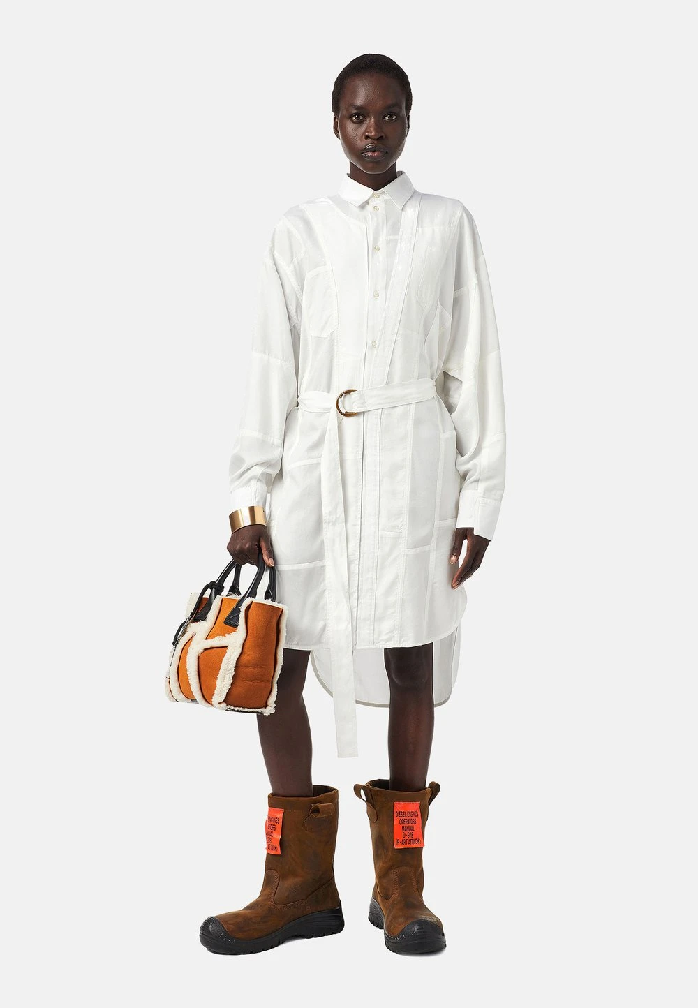 Diesel Prix d’Amis D-VITTORIA-A - Robe chemise robes col à revers femme 1 Diesel Prix d’Amis D-VITTORIA-A - Robe chemise robes col à revers femme