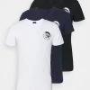 Diesel UMTEE MICHAEL 3 PACK - T-shirt imprimé Prix Préférentiel jeans col en v male