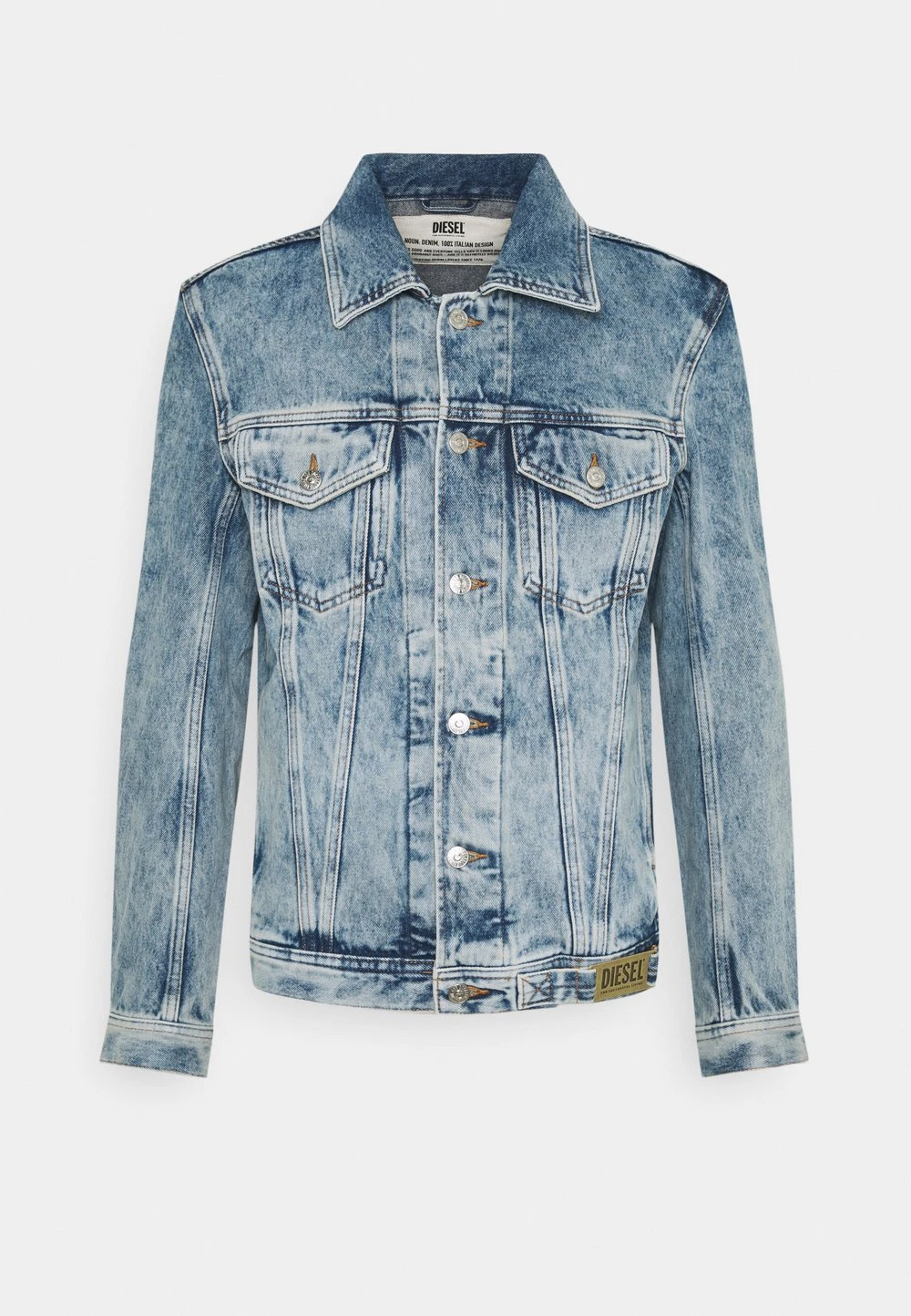 Garantie De Qualité 100% Diesel NHILL-C1 - Veste en jean vestes col à revers homme 1 Garantie De Qualité 100% Diesel NHILL-C1 - Veste en jean vestes col à revers homme