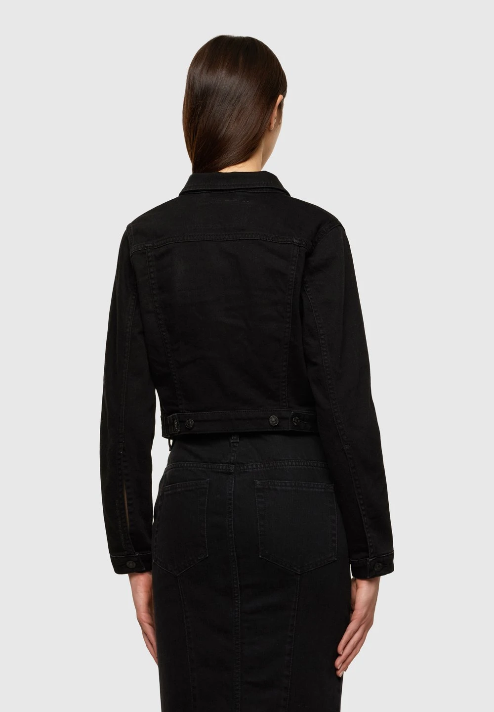 Diesel DE-BLONDY - Veste en jean Plus Bas Prix De Vente vestes col à revers femme 3 Diesel DE-BLONDY - Veste en jean Plus Bas Prix De Vente vestes col à revers femme – Image 3