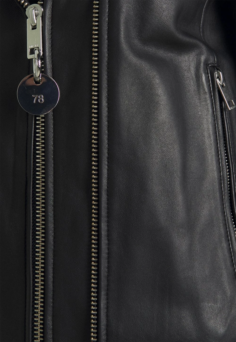 Diesel L-LYFA - Veste en cuir Prix Affortable vestes col revers femme 3 Diesel L-LYFA - Veste en cuir Prix Affortable vestes col revers femme – Image 3