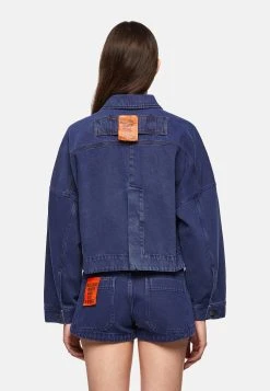 Qualité Garantie Diesel DE-JALYN - Veste en jean vestes col &agrave; revers femme -Boutique France Diesel 1005944aeee4473b8a69e4802fdad6a8