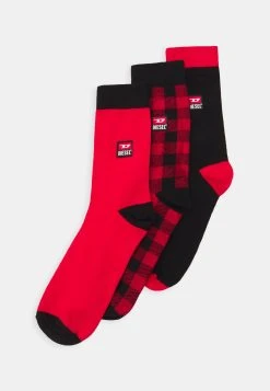 Bas Prix Diesel HERMINE 3 PACK - Chaussettes sous-vêtements & chaussettes carreaux homme