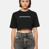 Diesel T-RECROP - T-shirt imprimé Faible Prix t-shirts et tops col rond femme