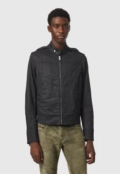 Diesel Prix Équitable Veste en similicuir vestes col officier homme