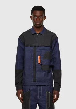 Diesel Prix Raisonnable D-FETZ-SP - Veste en jean vestes col à revers homme