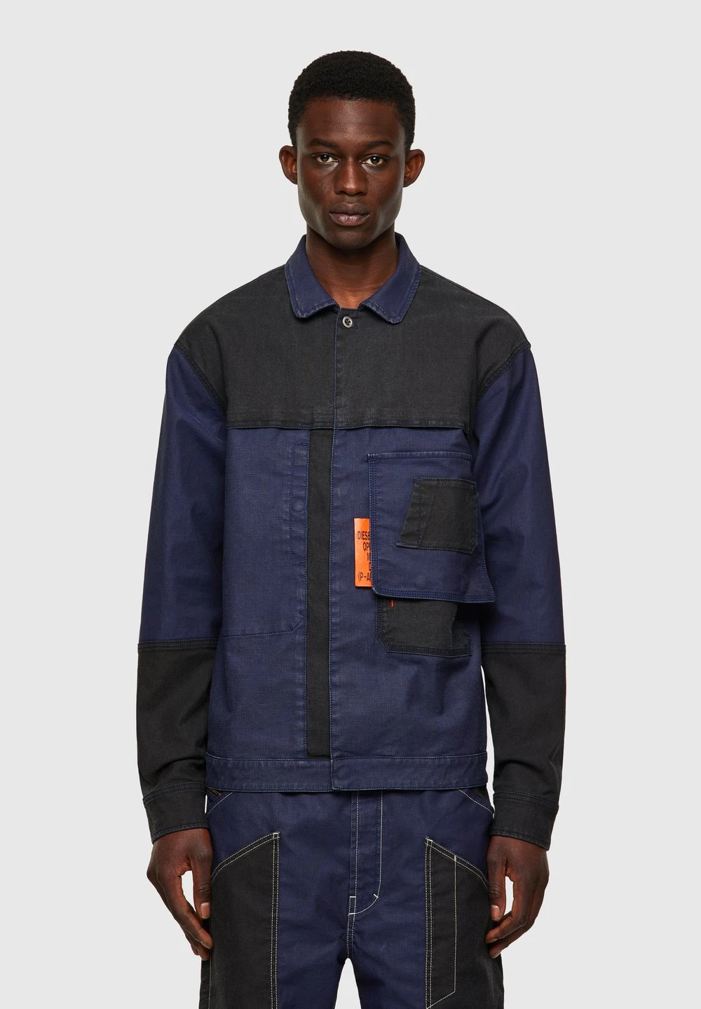 Diesel Prix Raisonnable D-FETZ-SP - Veste en jean vestes col à revers homme 1 Diesel Prix Raisonnable D-FETZ-SP - Veste en jean vestes col à revers homme