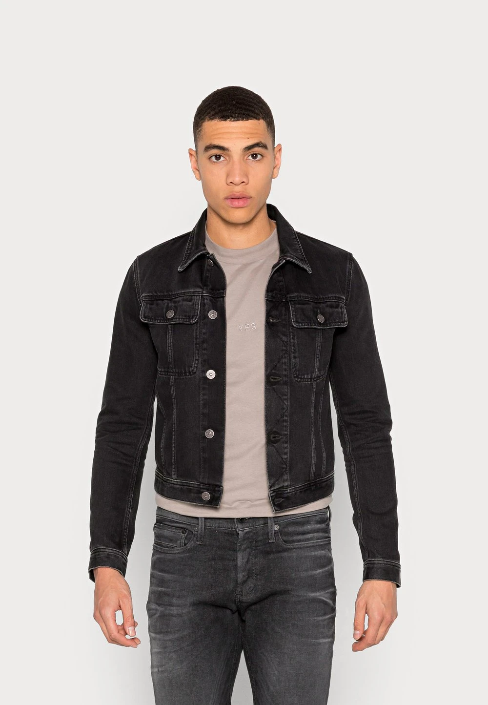 Prix Bradés Diesel D MILO - Veste en jean vestes col à revers male 1 Prix Bradés Diesel D MILO - Veste en jean vestes col à revers male