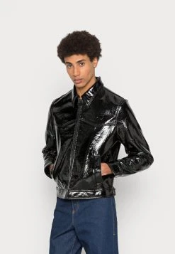 Diesel excellente qualité J-LOU - Veste en similicuir vestes col à revers homme