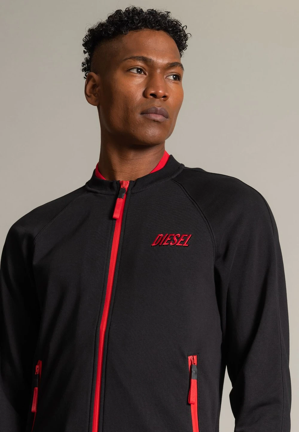 Diesel MAXX - Veste de survêtement Bas Prix joggings & survêtements col mao male 4 Diesel MAXX - Veste de survêtement Bas Prix joggings & survêtements col mao male – Image 4