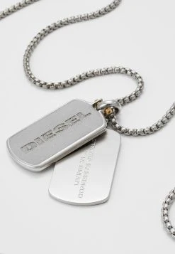 Diesel Réduction DOUBLE DOGTAGS - Collier montres et bijoux couleur unie male -Boutique France Diesel 1cfec41358de4017b0c62f2336734e86