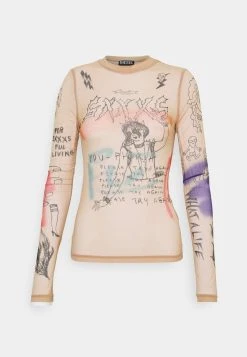 Diesel Prix Avantageux T-SIELY - T-shirt à manches longues t-shirts et tops col rond femme -Boutique France Diesel 23af7f94bb6749e3bf48d6cbb4633ee6