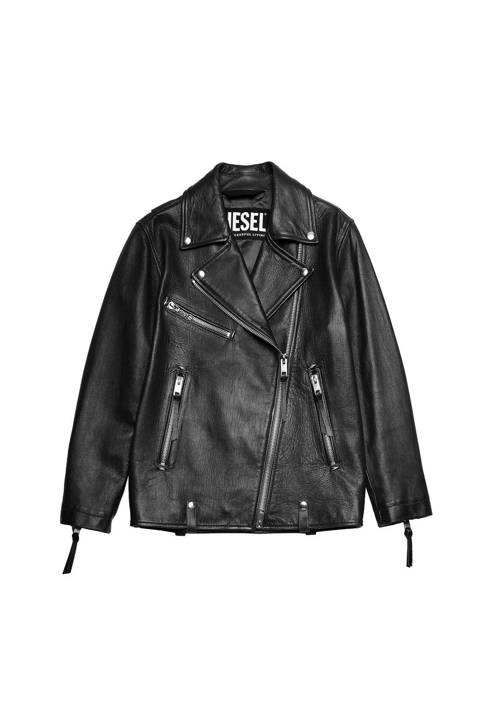Diesel L EDMEA A - Veste en cuir Prix Sympa vestes col revers femme 5 Diesel L EDMEA A - Veste en cuir Prix Sympa vestes col revers femme – Image 5