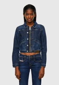 Diesel Prix Bradés Veste en jean vestes col tunisien femme