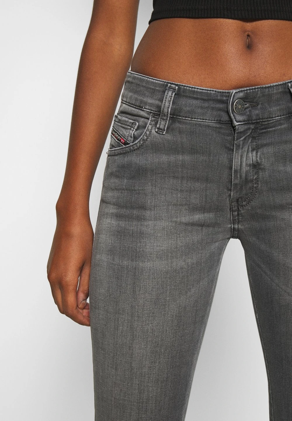 Diesel Bas Prix SLANDY-LOW-ZIP - Jeans Skinny normale femme 4 Diesel Bas Prix SLANDY-LOW-ZIP - Jeans Skinny normale femme – Image 4