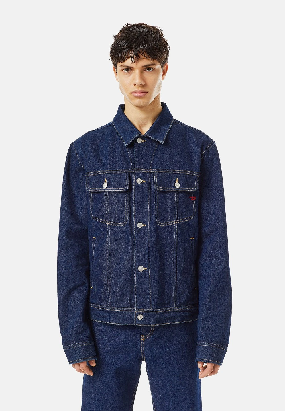 Diesel Prix Distinctifs Veste en jean vestes col à revers homme 1 Diesel Prix Distinctifs Veste en jean vestes col à revers homme