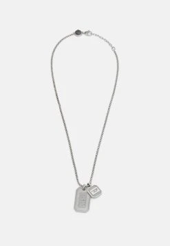Prix Abordable Diesel DOUBLE DOGTAGS - Collier montres et bijoux mousqueton male