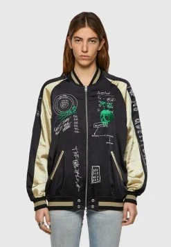 Qualité garantie 100% Diesel G-FRANK-HB - Blouson Bomber vestes col officier femme