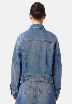 Prix De Lancement Diesel Veste en jean vestes col à revers femme -Boutique France Diesel 3f34e8d99bc54a958b07a5df1e89913c