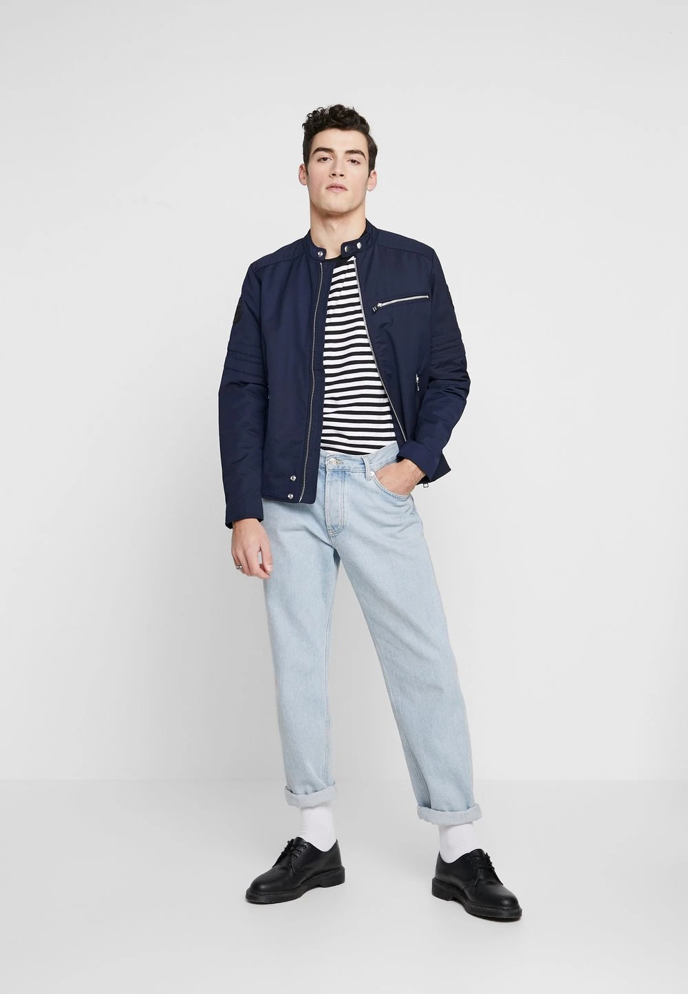 Diesel Bas Prix J-GLORY JACKET - Veste légère vestes col mao male 2 Diesel Bas Prix J-GLORY JACKET - Veste légère vestes col mao male – Image 2