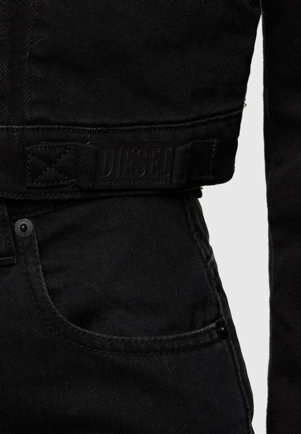 Diesel DE-BLONDY - Veste en jean Plus Bas Prix De Vente vestes col à revers femme 5 Diesel DE-BLONDY - Veste en jean Plus Bas Prix De Vente vestes col à revers femme – Image 5