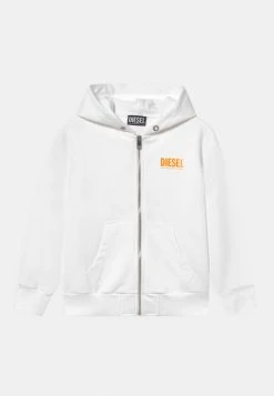 Diesel LOGO UNISEX - Sweat à capuche zippé Bonne Qualité pulls et gilets