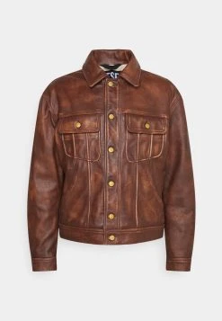 Diesel LRILEY - Veste en cuir Prix Sympa vestes col à revers male -Boutique France Diesel 4f34b78b2f6d48e5948d6f70de5e8882