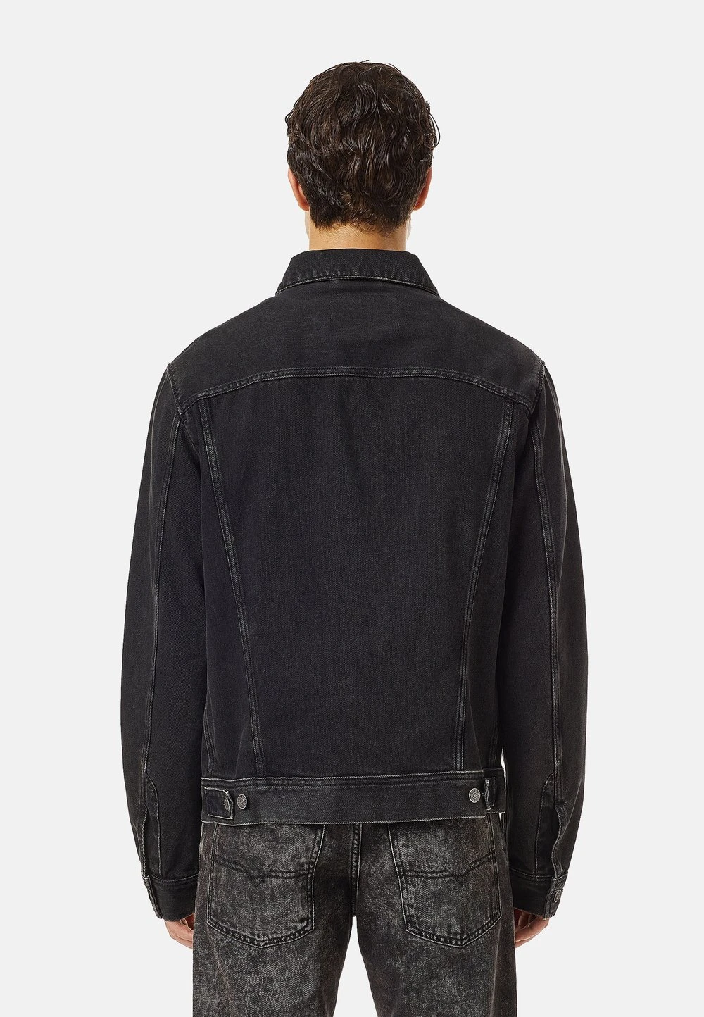 Diesel Veste en jean Prix Dégriffé vestes col à revers homme 3 Diesel Veste en jean Prix Dégriffé vestes col à revers homme – Image 3