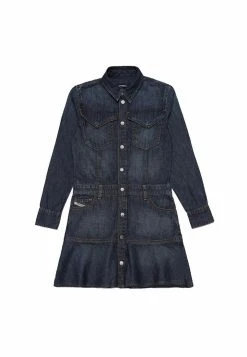 Excellente qualité Diesel Robe en jean robes col à revers kids