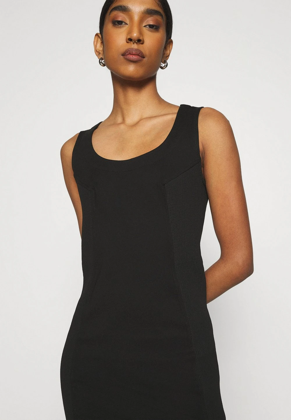 Diesel D-REKI - Robe en jersey Qualité garantie 100% sweats & sweats à capuche col rond female 4 Diesel D-REKI - Robe en jersey Qualité garantie 100% sweats & sweats à capuche col rond female – Image 4