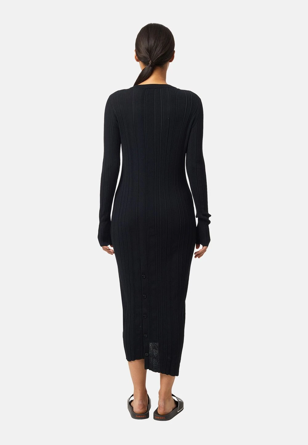 Diesel Prix Ourlé GEORGIA - Robe longue robes col rond femme 3 Diesel Prix Ourlé GEORGIA - Robe longue robes col rond femme – Image 3