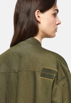 Remise En Ligne Diesel D-ANGELICA - Robe chemise robes col mao femme -Boutique France Diesel 61653906b0bf4ad1887e09032bcb39f1