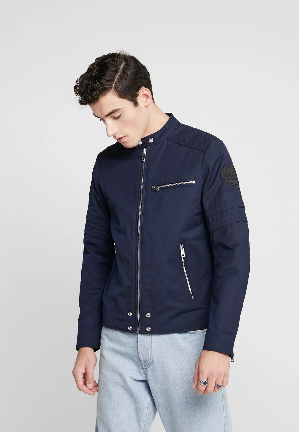 Diesel Bas Prix J-GLORY JACKET - Veste légère vestes col mao male 1 Diesel Bas Prix J-GLORY JACKET - Veste légère vestes col mao male