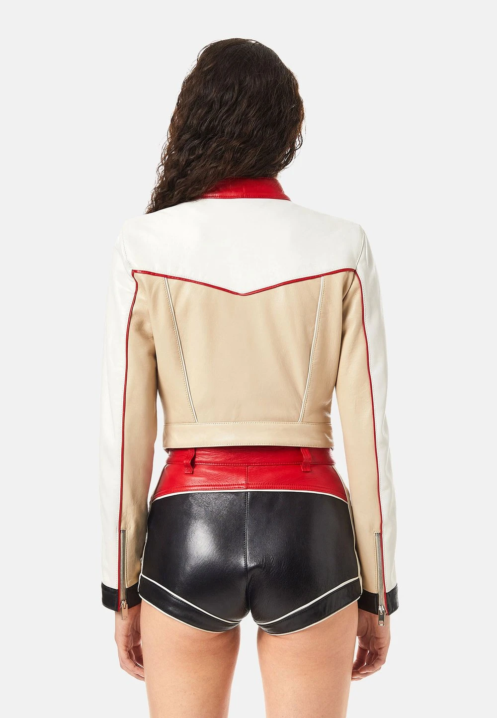 Diesel FRESIA - Veste en cuir Faible Prix vestes & blazers col officier femme 3 Diesel FRESIA - Veste en cuir Faible Prix vestes & blazers col officier femme – Image 3