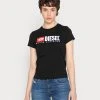 Diesel Qualité Supérieure T-shirt imprimé t-shirts et tops col rond femme