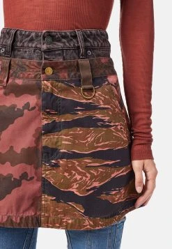 Diesel GIU - Jupe trapèze Qualité Fiable jupes boutons femme -Boutique France Diesel 6eb93354e6bb40a980e5e22ea91ded92