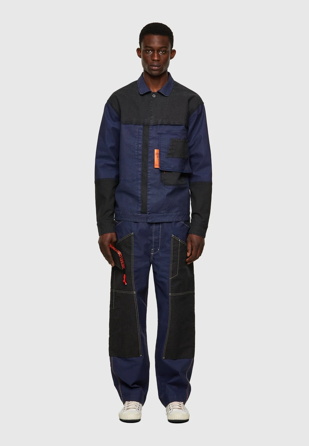 Diesel Prix Raisonnable D-FETZ-SP - Veste en jean vestes col à revers homme 2 Diesel Prix Raisonnable D-FETZ-SP - Veste en jean vestes col à revers homme – Image 2
