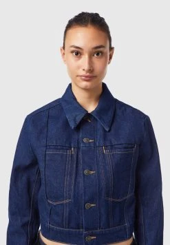 Diesel DE-LUCYSHORT-SP - Veste en jean Prix Exclusifs vestes col à revers femme -Boutique France Diesel 71a3580e19c247b3bb1df01e3fc3c7d8