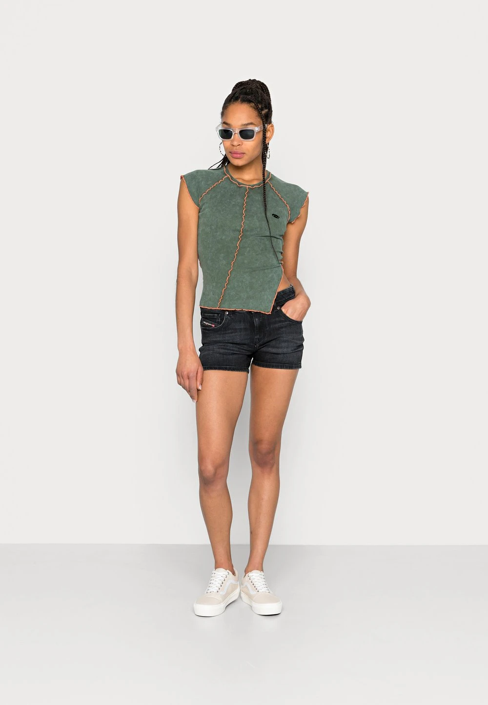 Diesel Prix Usine LYLA - Short en jean shorts normale femme 2 Diesel Prix Usine LYLA - Short en jean shorts normale femme – Image 2