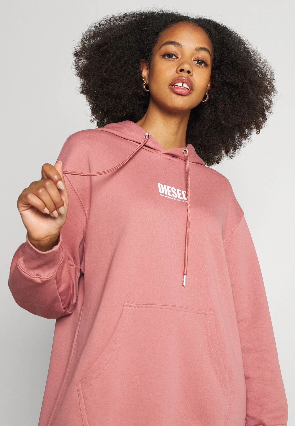 Diesel D-ILSE-ECOSMALLOGO - Robe de jour Réduction robes capuche female 4 Diesel D-ILSE-ECOSMALLOGO - Robe de jour Réduction robes capuche female – Image 4